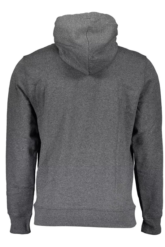 Black Cotton Men Sweater