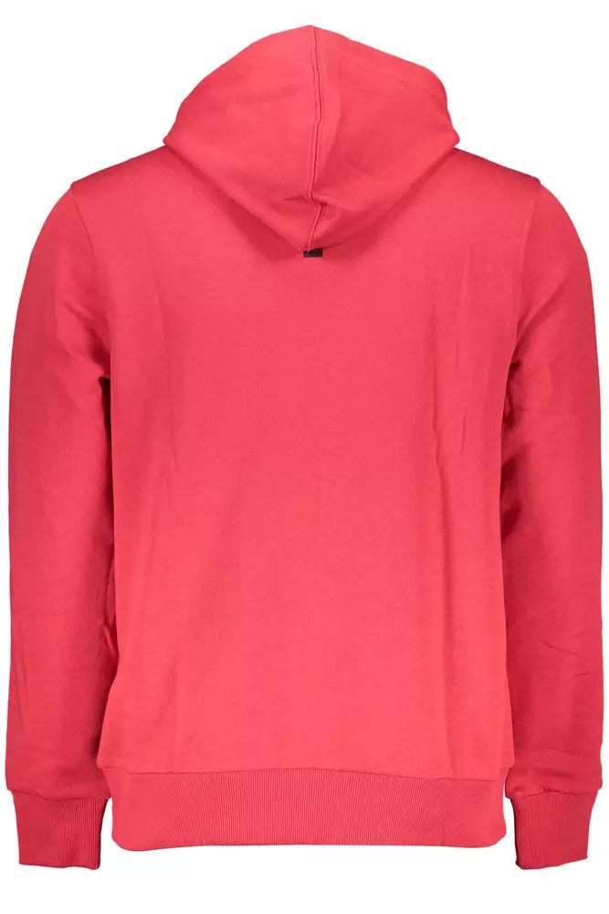 Red Cotton Men Sweater