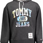 Black Cotton Men Sweater