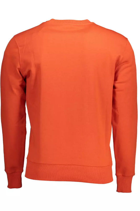 Red Cotton Men Sweater