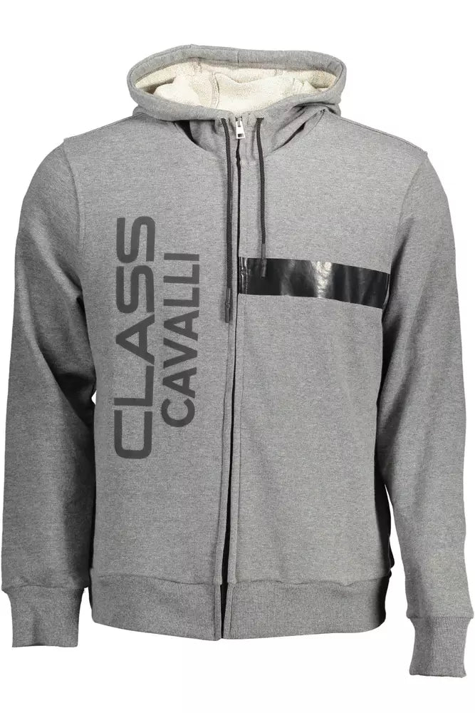 Gray Cotton Men Sweater