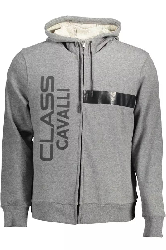 Gray Cotton Men Sweater