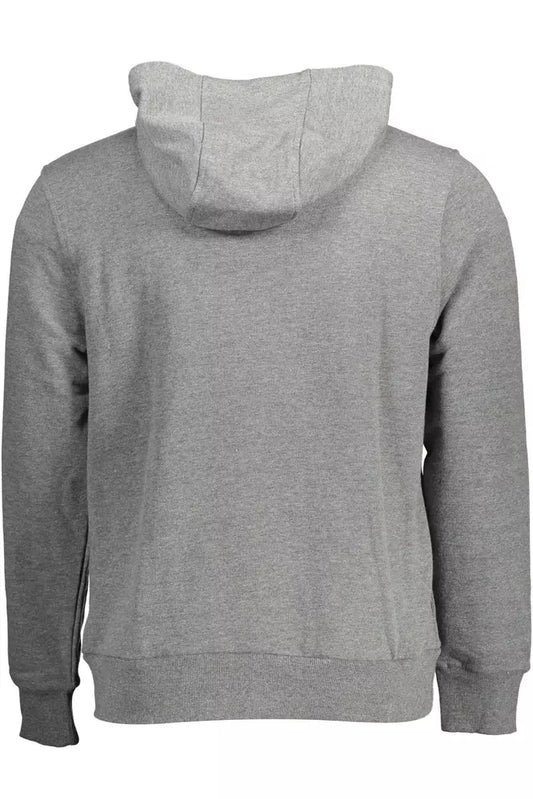 Gray Cotton Men Sweater