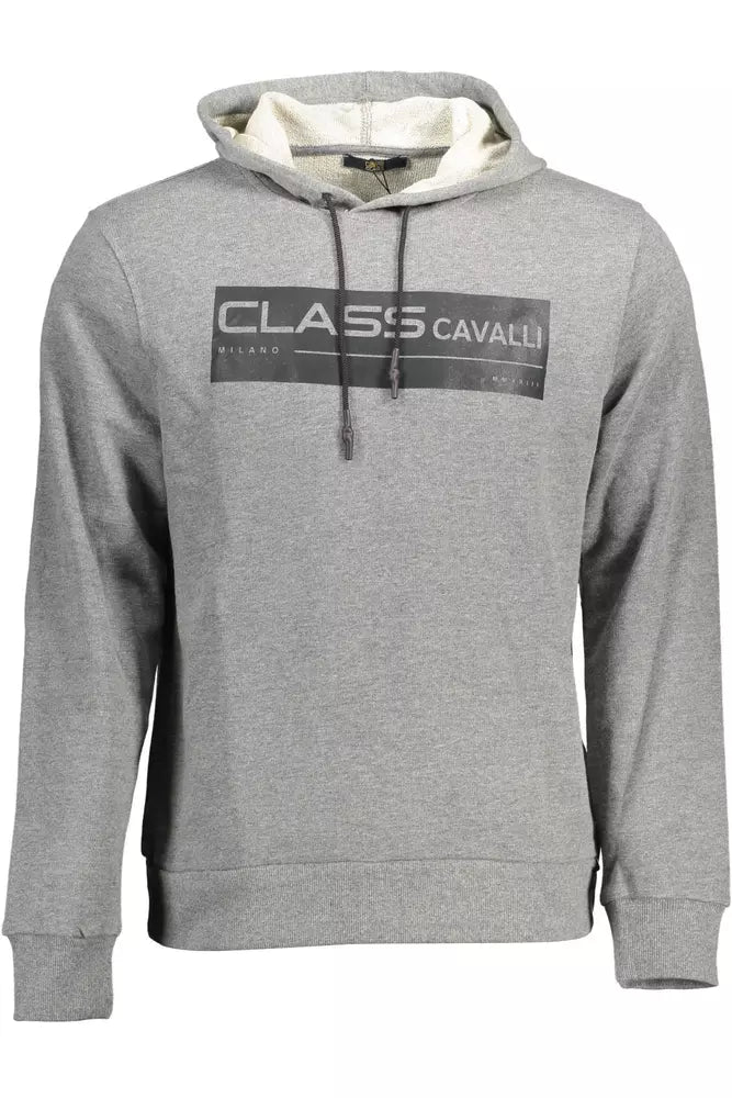 Gray Cotton Men Sweater