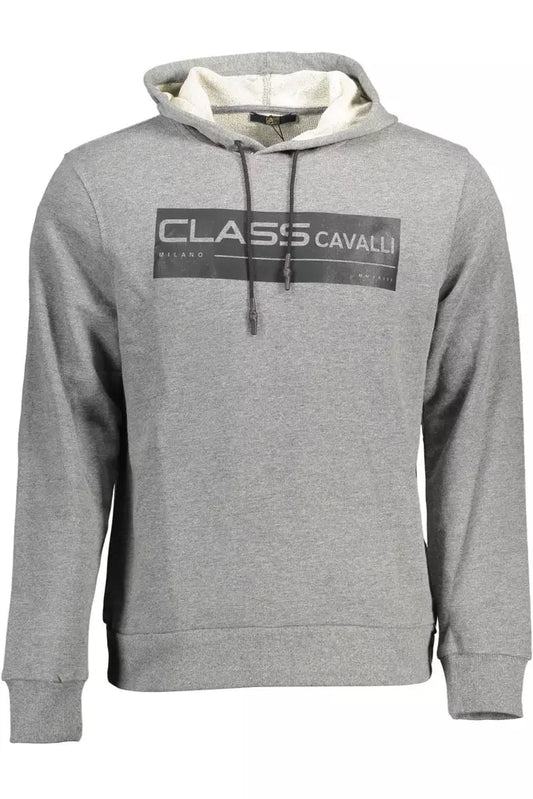 Gray Cotton Men Sweater