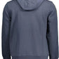 Blue Cotton Men Sweater