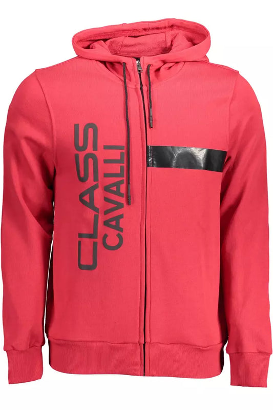 Red Cotton Men Sweater