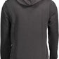 Black Cotton Men Sweater
