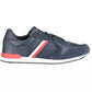 Blue Leather Men Sneaker