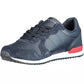 Blue Leather Men Sneaker
