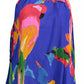 Blue Viscose Women Top