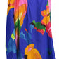 Blue Viscose Women Top