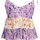 Purple Viscose Women Top