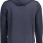 Blue Cotton Men Sweater
