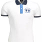 White Cotton Men Polo Shirt