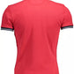 Pink Cotton Men Polo Shirt