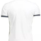 White Cotton Men Polo Shirt