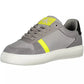 Gray Polyester Men Sneaker
