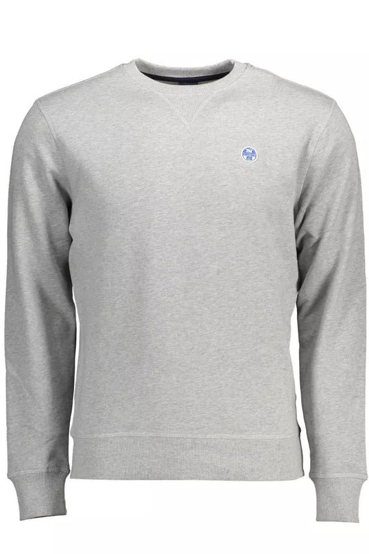 Gray Cotton Men Sweater