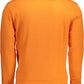 Orange Cotton Men Sweater