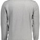 Gray Cotton Men Sweater