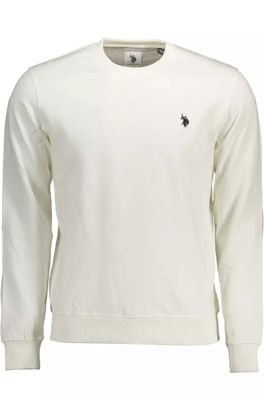 White Cotton Men Sweater