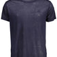 Blue Linen Men T-Shirt