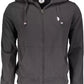 Black Cotton Men Sweater
