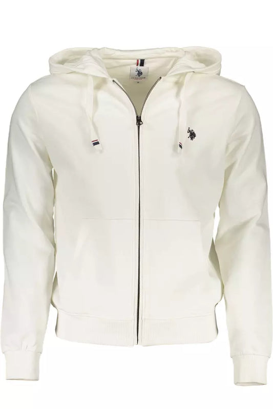 White Cotton Men Sweater