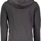 Black Cotton Men Sweater