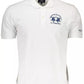 White Cotton Men Polo Shirt