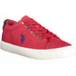 Red Cotton Men Sneaker