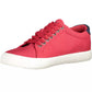 Red Cotton Men Sneaker