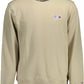 Beige Cotton Men Sweater