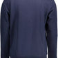 Blue Cotton Men Sweater