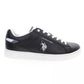 Black Polyester Mens Sneaker