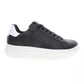 Black Polyester Men Sneaker