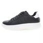 Black Polyester Men Sneaker