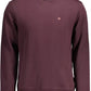 Purple Cotton Men Sweater