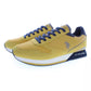 Yellow Polyester Men Sneaker