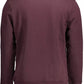 Purple Cotton Men Sweater