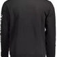 Black Cotton Men Sweater