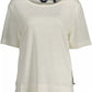 White Linen Women Top