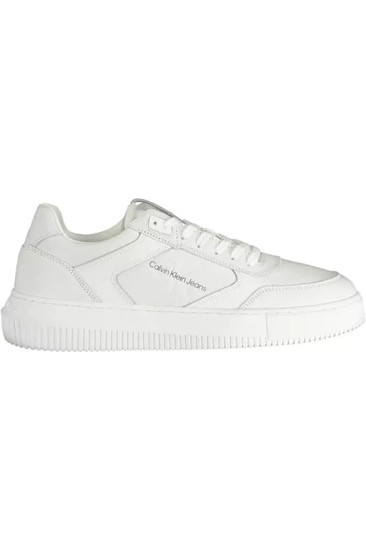 White Leather Men Sneaker