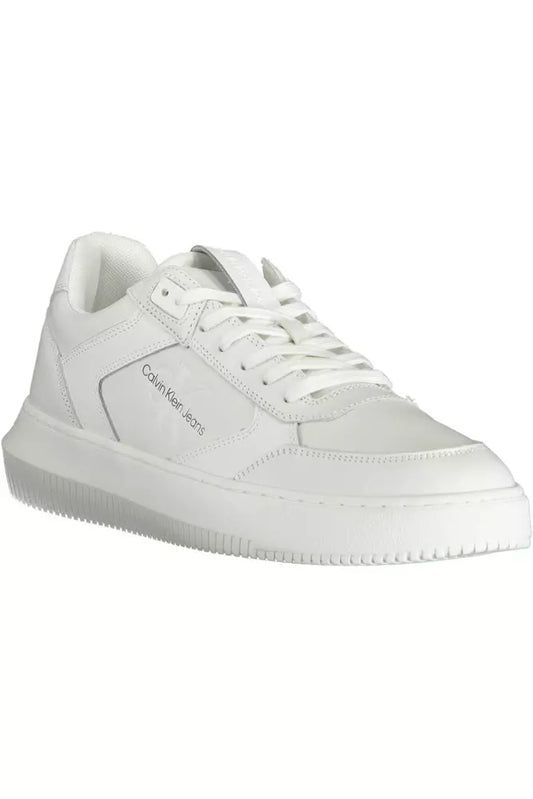 White Leather Men Sneaker