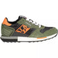 Green Leather Men Sneaker