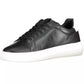 Black Leather Men Sneaker