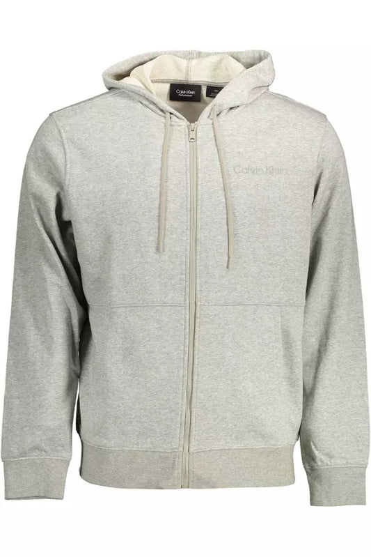 Gray Cotton Men Sweater