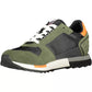 Green Leather Men Sneaker