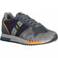 Blue Leather Men Sneaker